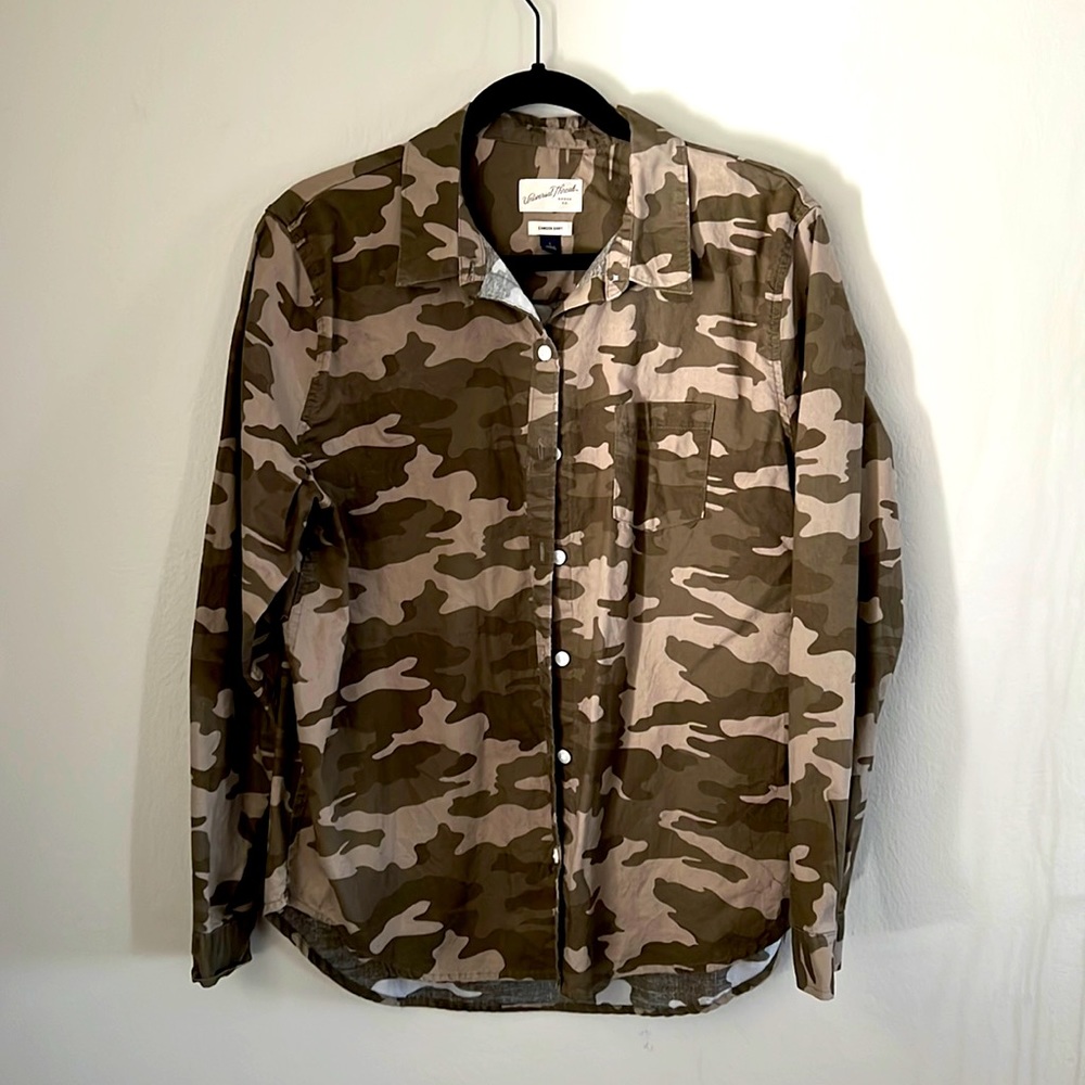 Target/Universal Thread: Camo Button Up Shirt